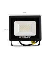 IPERLUX LED PROIETTORE EXTRA SLIM NERO IP65 30W