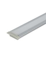 IPERLUX LED PROFILO ALLUM. INCASSO SILVER COVER OPALE