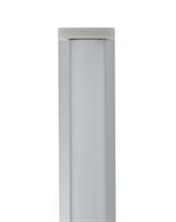 IPERLUX LED PROFILO ALLUM. INCASSO SILVER COVER OPALE