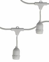 IPERLUX LED CORDONIERA PORTALAMPADE BIANCO PENDANT E27 10M