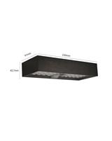 IPERLUX LED APPLIQUE SOLARE NERA IP65 90W 900LM