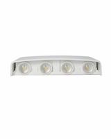 IPERLUX LED APPLIQUE BIANCA IP65 8W 3CCT 550LM 38°*8