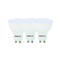 IPERLUX LED TRIPACK DICROICA GU10 7W