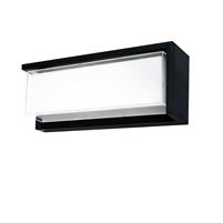 IPERLUX LED APPLIQUE RETTANGOLARE NERA IP65 3CCT 24W 2500LM