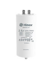 HIMAX CONDENSATORE CBB60 2.5µF 2+2 pin vite con dado e rond.