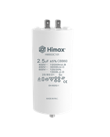 HIMAX CONDENSATORE CBB60 2.5µF 2+2 pin vite con dado e rond.