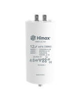 HIMAX CONDENSATORE CBB60 12µF 2+2 pin vite con dado e rond.