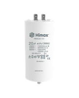 HIMAX CONDENSATORE CBB60 20µF 2+2 pin vite con dado e rond.