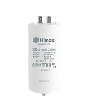 HIMAX CONDENSATORE CBB60 30µF 2+2 pin vite con dado e rond.