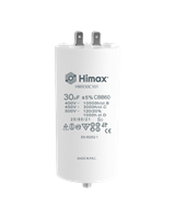 HIMAX CONDENSATORE CBB60 30µF 2+2 pin vite con dado e rond.