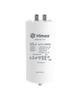 HIMAX CONDENSATORE CBB60 35µF 2+2 pin vite con dado e rond.