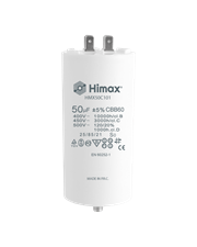 HIMAX CONDENSATORE CBB60 50µF 2+2 pin vite con dado e rond.