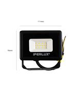 IPERLUX LED PROIETTORE EXTRA SLIM NERO 10W