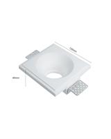 IPERLUX LED SUPPORTO IN GESSO GU10 DALI'