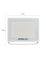 IPERLUX LED PROIETTORE EXTRA SLIM BIANCO IP65 100W